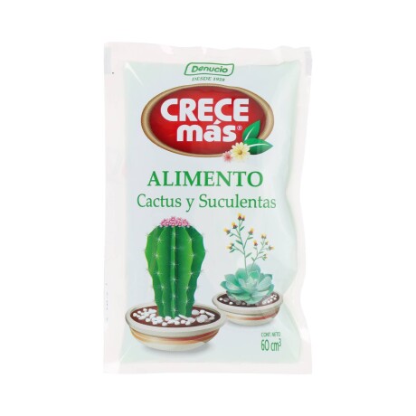 Alimento para Cactus y Suculentas Sachet 60cc