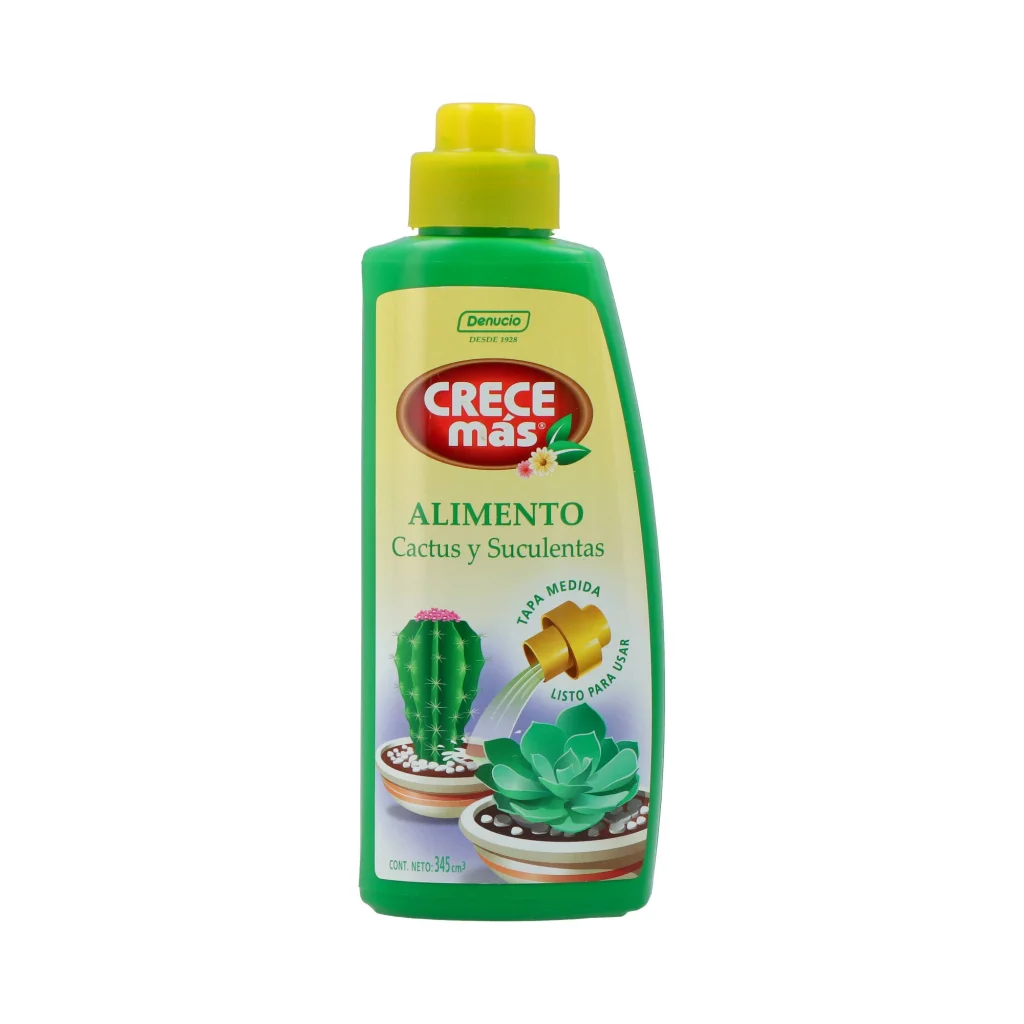 CRECE MÁS Alimento para Cactus y Suculentas 345 cc